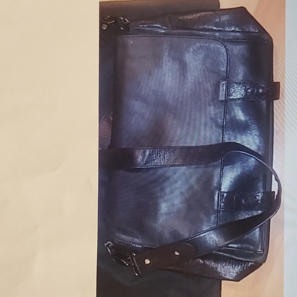 Unisex Leather messenger bag&dust bag - Picture 2 of 10